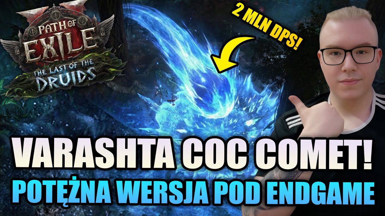 Komety z 2 MLN DPSa! Cold Varashta Sorceress ENDGAME | PoE 2