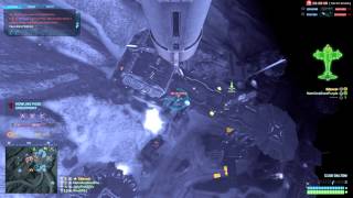 Planetside 2 - Liberator - Dalton farm at Howling Pass