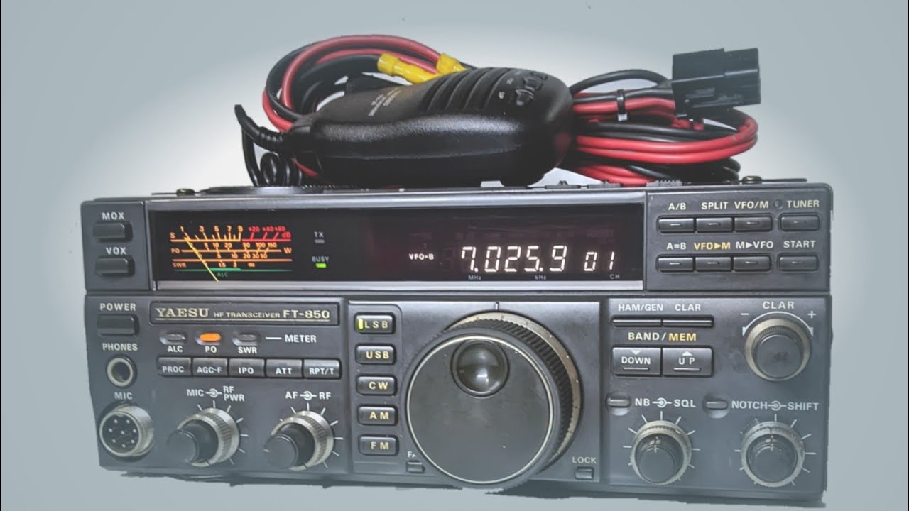 💥RADIO HF YAESU FT 850+MIC+DC💥 - YouTube