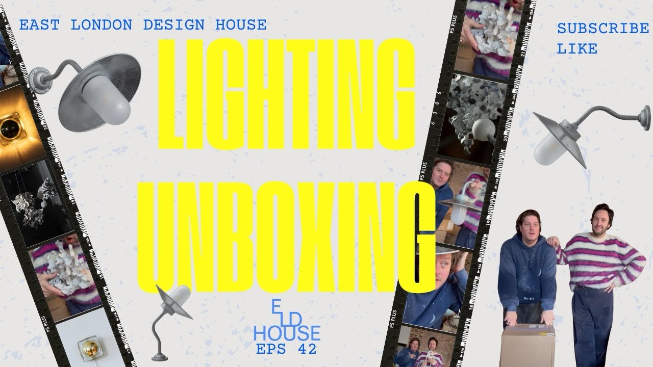 Unbox the first bunch of our lighting for the new house!