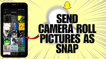 How to Send Snaps From Camera Roll As A Normal Snap (EASY!)