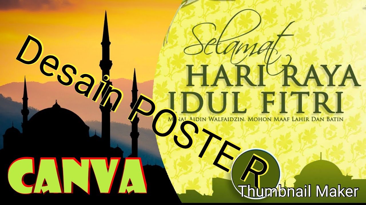 Cara Desain  grafis poster  ramadhan di  android  dengan canva 