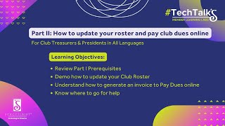 #SIATechTalks Part 2: Generate an Invoice to Pay Dues in NEW! Member Portal \& Q\/A