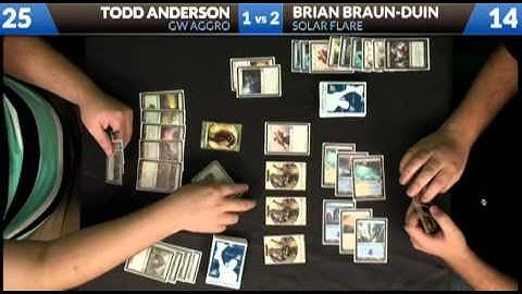 Todd vs BBD 09/07/2012: G/W Aggro vs Solar Flare