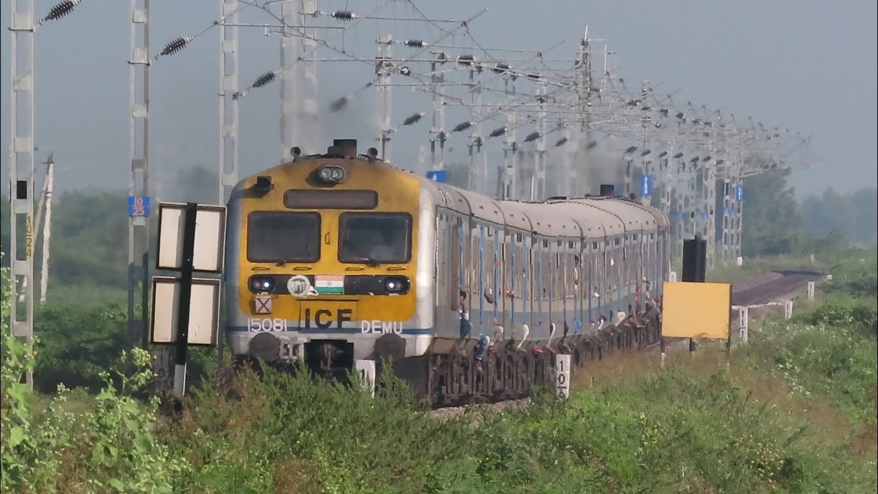 Last Days of DEMU Trains Macherla Bhimavaram DEMU Passenger