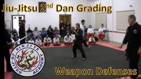 Jiu-Jitsu 2nd Dan Grading - Weapon Defenses