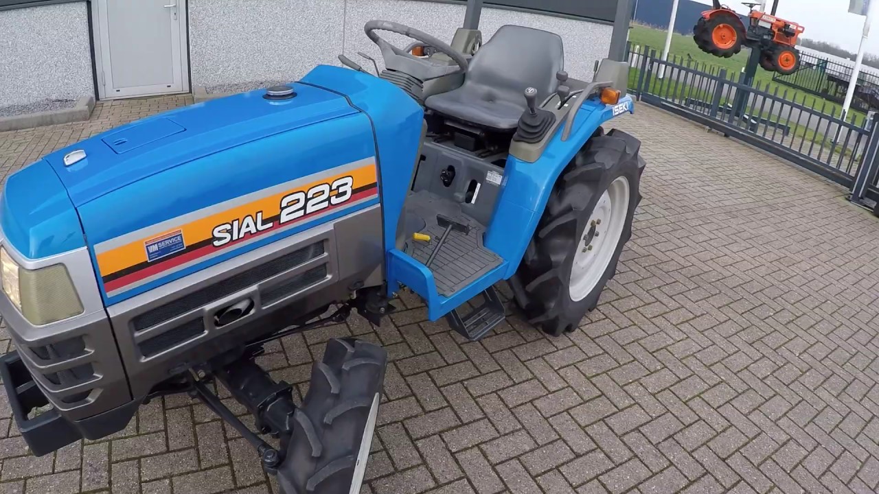 Iseki Sial 223 4wd / 1051 Draaiuren - YouTube