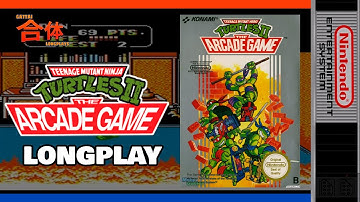 [80]  TMNT 2: The Arcade Game - Leonardo Longplay - (Nes)