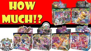 how much should a booster box cost Pokemon Booster Boxes: Booster Packs, Rare Cards & More