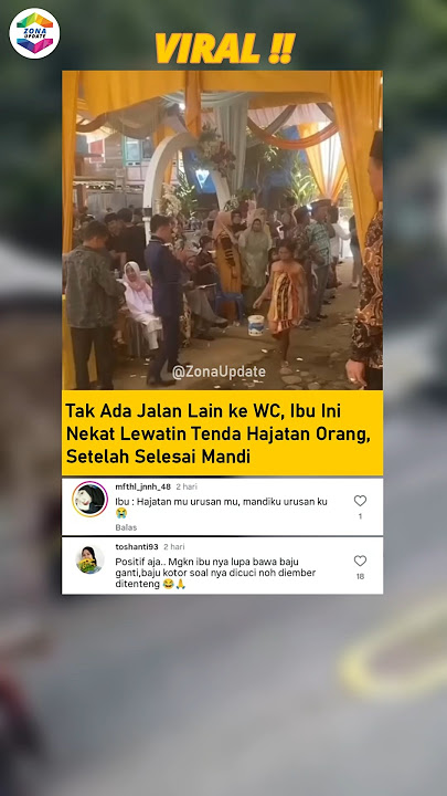Enak Aja Ibuknya Asal Nyelonong 😭 #kondangan #shorts