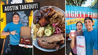Austin food tour: takeout edition | bbq, coffee, pizza, & burgers!