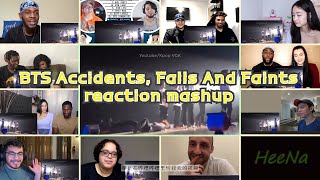 [BTS] Accidents, Falls And Faints｜reaction mashup