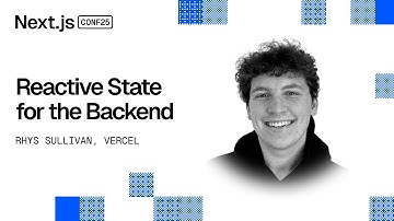 Reactive state for the backend