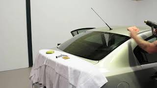 Automotive Window Tinting Tutorial  One Piece Wet Shrink