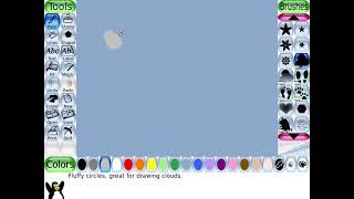 Tux Paint Fluffy gradient brush screenshot 4
