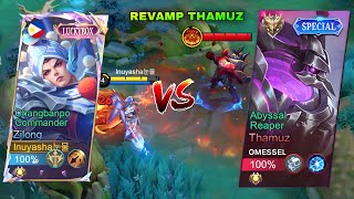 ZILONG VS BUFF REVAMP THAMUZ 🔥 WHO WILL DOMINATE THE META?