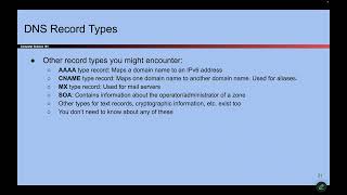 [Networking5, Video 9] DNS Record Types