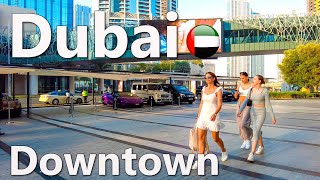 Dubai Downtown Complete City Walk 4K🇦🇪