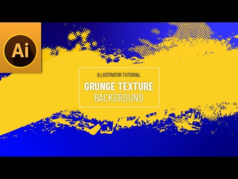 Vector Grunge Background | Illustrator Grunge Texture Effect Tutorial