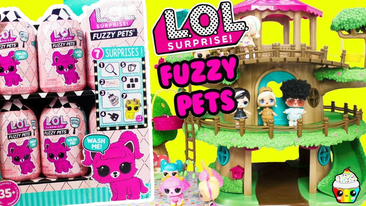 youtube lol surprise fuzzy pets