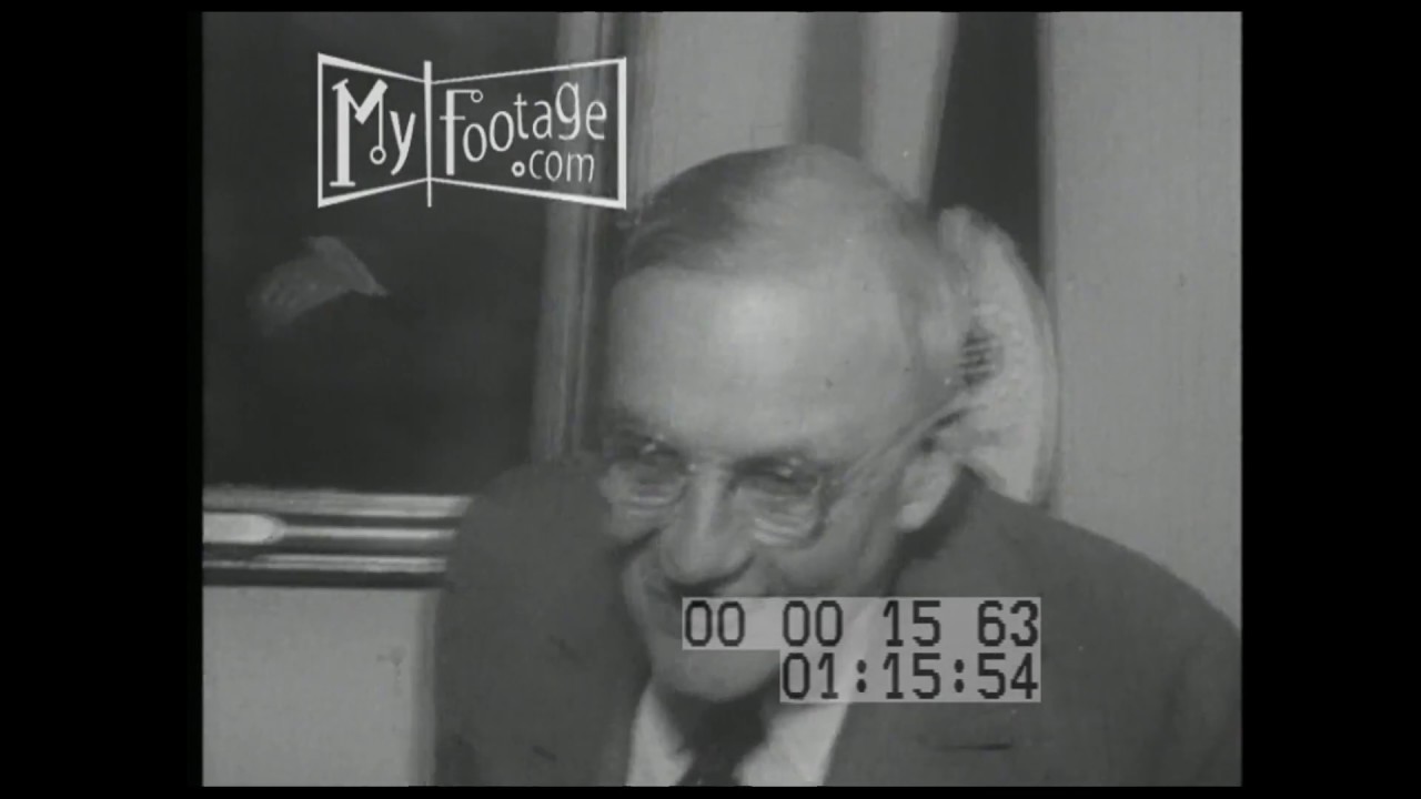 1958 Chancellor Konrad Adenauer Meets With Secretary John Foster Dulles