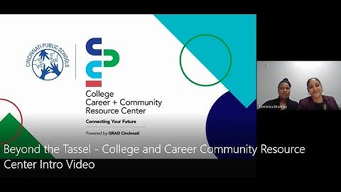 Beyond the Tassel   College and Career Community Resource Center Intro Video