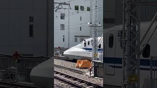 N700系X32編成【JR東海車両】　こだま714号東京行【名古屋始発】　到着動画とN700A系F13編成【JR西日本車両】　のぞみ12号東京行【博多始発】　発車動画