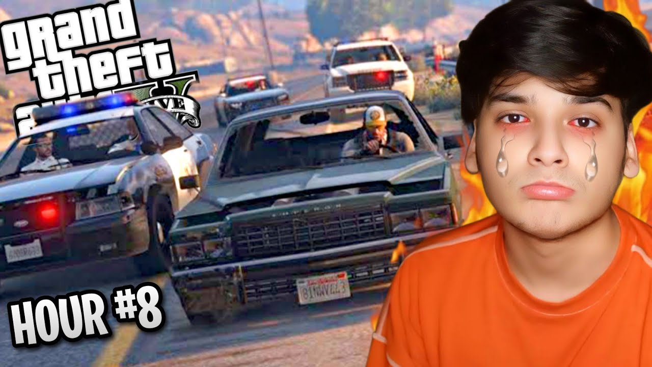 Playing GTA 5 For 24 Hours Without Breaking a Single Law!
