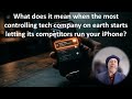 What does it mean when the most controlling tech company starts letting rivals run your phone?