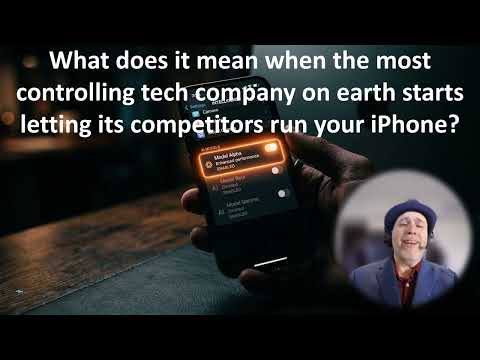 What does it mean when the most controlling tech company starts letting rivals run your phone?