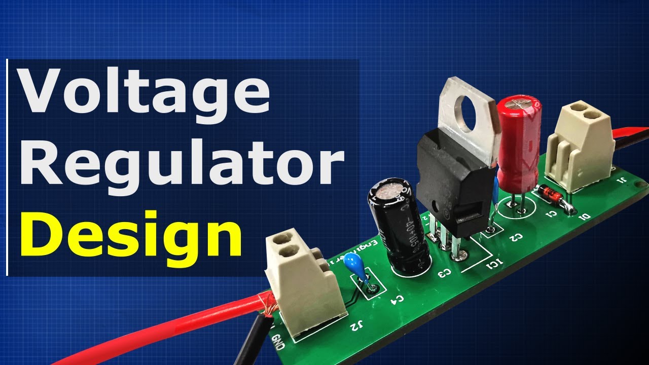 5V Regulator design tutorial - How it works, how to design PCB