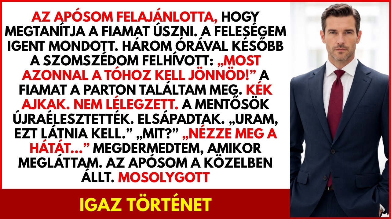 Az apósom elvitte a fiamat — A szomszéd hívott: „Gyere azonnal a tóhoz.” A fiam nem lélegzett.
