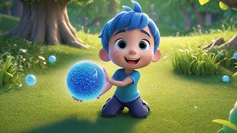 Four Bouncy Balls Go Big and Small | Fun Size and Counting Song for Kids | Bouncy Ball Rhyme