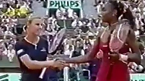 Venus Williams vs Anke Huber 2000 Roland Garros R4...