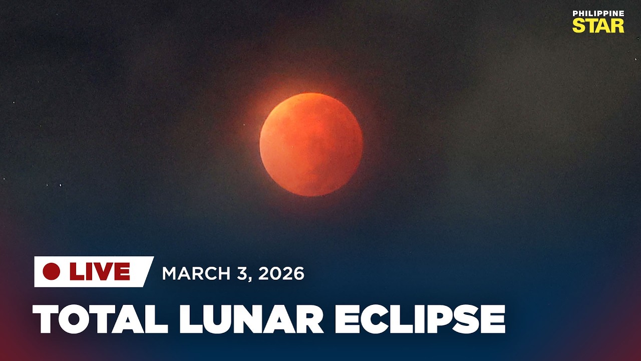LIVESTREAM: Total Lunar Eclipse at PAGASA Astronomical Observatory (March 3, 2026)