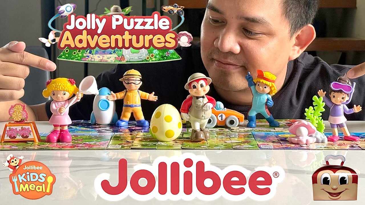 Jollibee Kids Meal JOLLY PUZZLE ADVENTURES May 2026 Unboxing ASMR