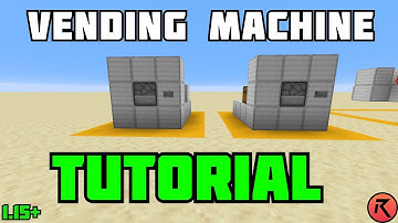 Easy vending machine tutorial Minecraft 1.15