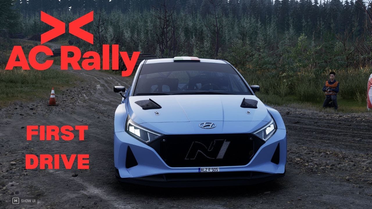 AC RALLY First drive Tarmac run - YouTube