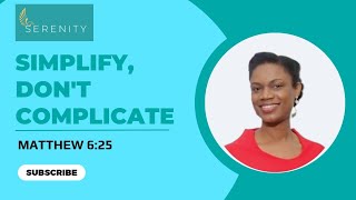 Devotional | SIMPLIFY, DON'T COMPLICATE Guide