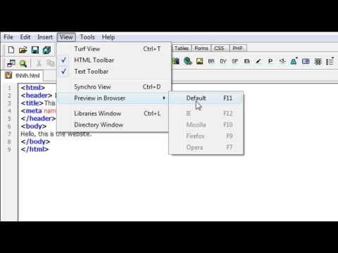 HTML Editing & Programming Tutorial -3- Basic HTML Format