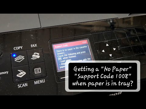 Vídeo: Onde você coloca papel em uma impressora Canon mx922?