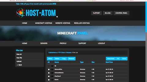 How to upload something to multicraft panel