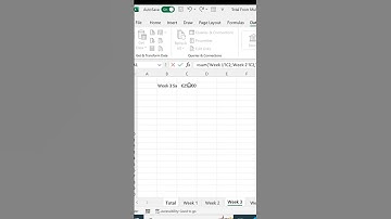 Excel Tip :Sum Multiple Worksheets. #exceltricks #spreadsheetmagic #exceltips