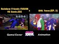 Rainbow Friends VS Sonic.Exe (Ep. 3) x FNF Animation | Triple Trouble Friends To Your End