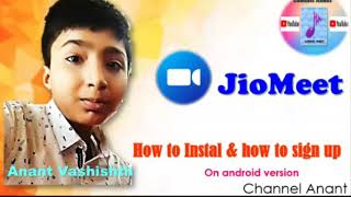 Jiomeet |  How To Instal & how to use |  Bharat video conference application  Channel Anant screenshot 5