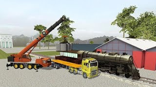 Rail Builder Crane and Loader - New Android Gameplay HD screenshot 3