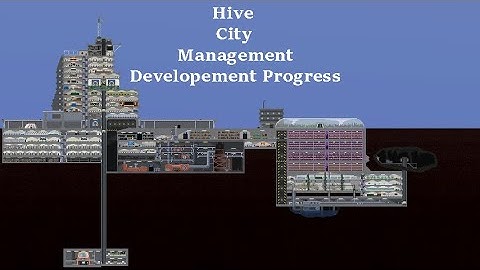 Pixelart Hive City Management Progress