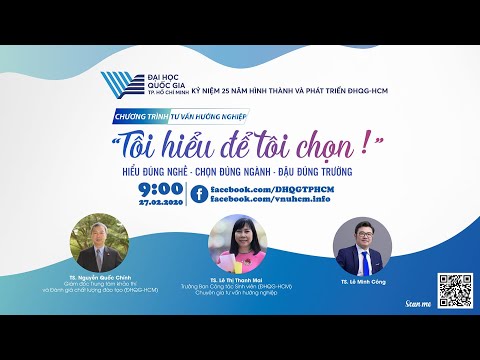 Video Tư vấn hướng nghiệp - Tôi hiểu để tôi chọn 2020 - YouTube