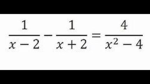 Solving Rational Equations - Linear Infinite Solutions Example 2