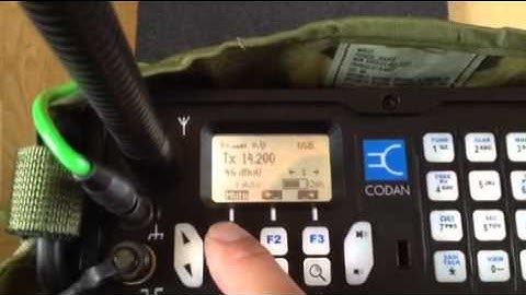 Codan 2110 manpack radio
